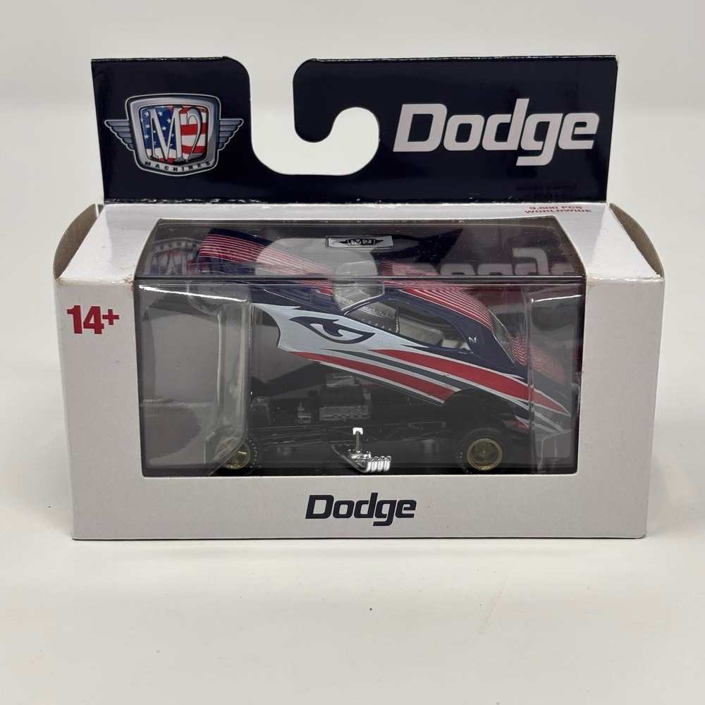 M2 Machines 1971 Dodge Challenger Funny Car Fly Free 1:64 Diecast 32600 WMTS20